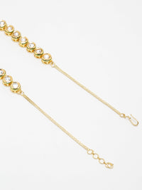 Thumbnail for Gold Plated Kundan Choker - Ruby Raang - Distacart