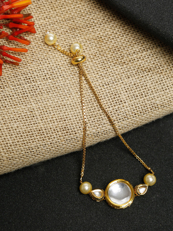 Kundan Bracelet - Ruby Raang - Distacart