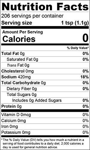 Siddhagiri's Satvyk Organic Black Salt Facts