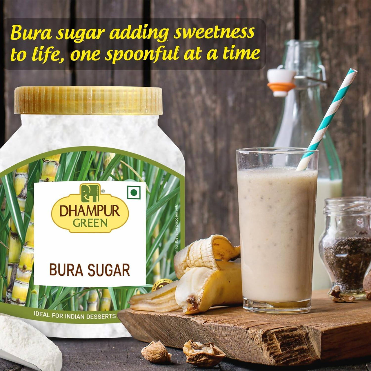 Dhampur Green Bura Sugar - Distacart