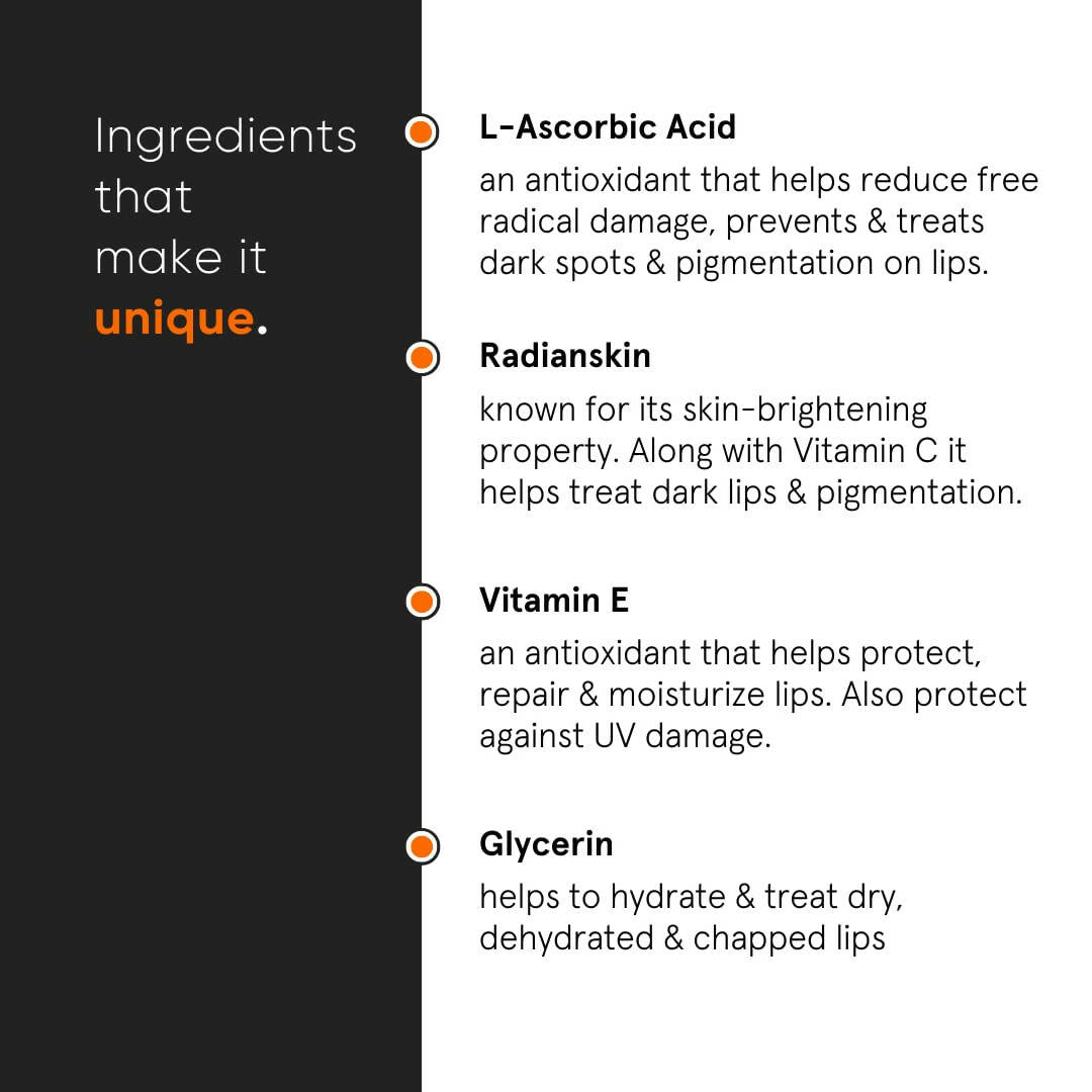 Minimalist 8% L-Ascorbic Acid Lip Treatment Balm - Distacart