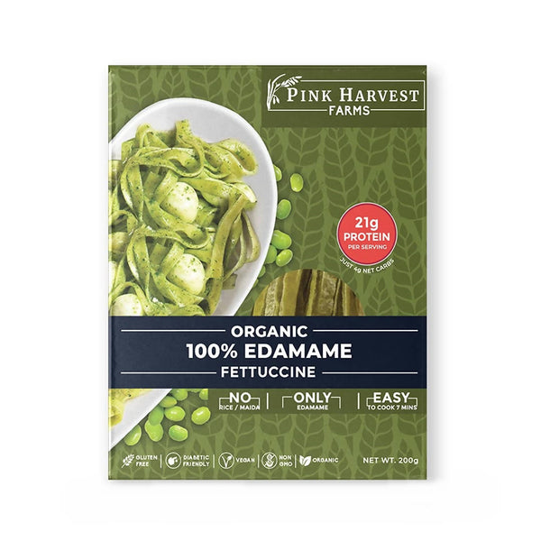 Pink Harvest Organic 100% Edamame Fettuccine - Distacart