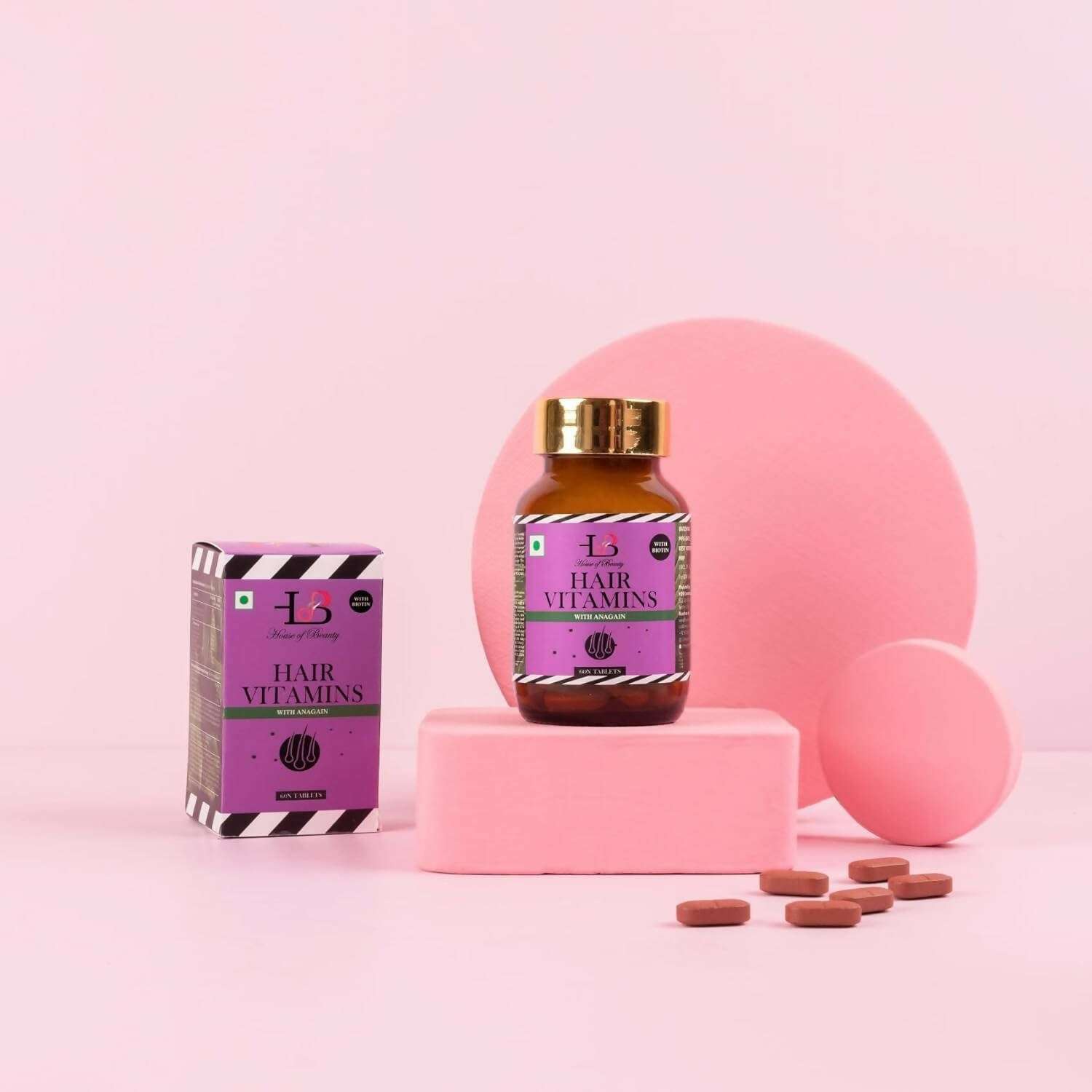 House Of Beauty Hair Vitamins Tablets - Distacart