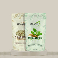 Thumbnail for Oraah Shatavari & Ashwagandha Herbal Powders Combo - Distacart