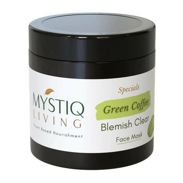 Mystiq Living Specials Green Coffee Blemish Clear Face Mask - Distacart