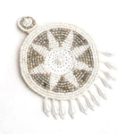 Thumbnail for Mominos Fashion Johar Kamal Handicraft Off White/Golden Pearls Necklace with Earrings For Women - Distacart