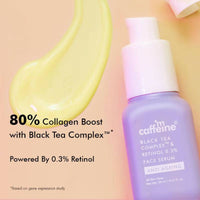 Thumbnail for mCaffeine Retinol 0.3% & Black Tea Complex Anti Aging Face Serum - Distacart