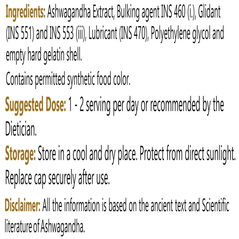 NLife Ashwagandha Capsules - Distacart