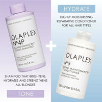 Thumbnail for Olaplex No. 4P Blonde Enhancer Purple Toning Shampoo - Distacart