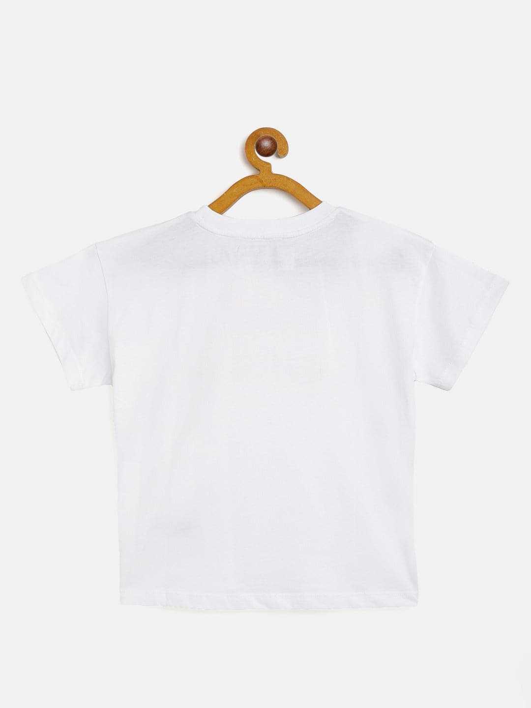 Lyush White Doing-Nothing T-Shirt For Girls - Distacart