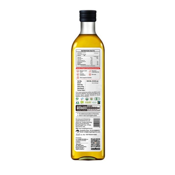 Mangal Organics Cold Pressed Groundnut Oil - Distacart