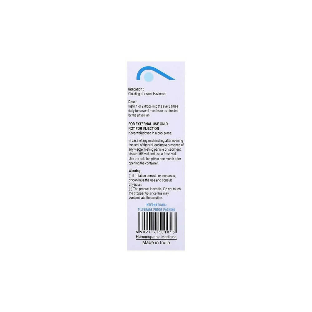 SBL Homeopathy Cineraria Maritima Eye Drops Free From Alcohol - Distacart