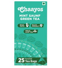 Thumbnail for Chaayos Mint Saunf Green Tea Bags
