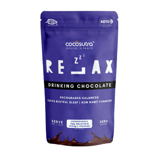 Cocosutra Lite - Relax - Sugar Free Drinking Chocolate Mix - Distacart