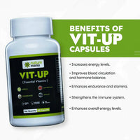 Thumbnail for Nature Mania Vit-Up Capsules (Vit D & Vit B12 Multivitamin) - Distacart