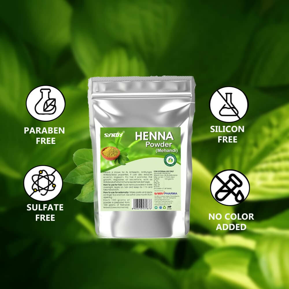 Syndy Pharma Henna Powder (Mehandi) for Hair & Skin - Distacart