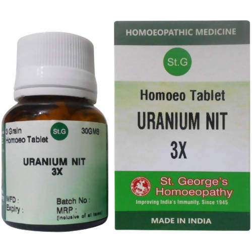 St. George's Homeopathy Uranium Nitricum Tablets
