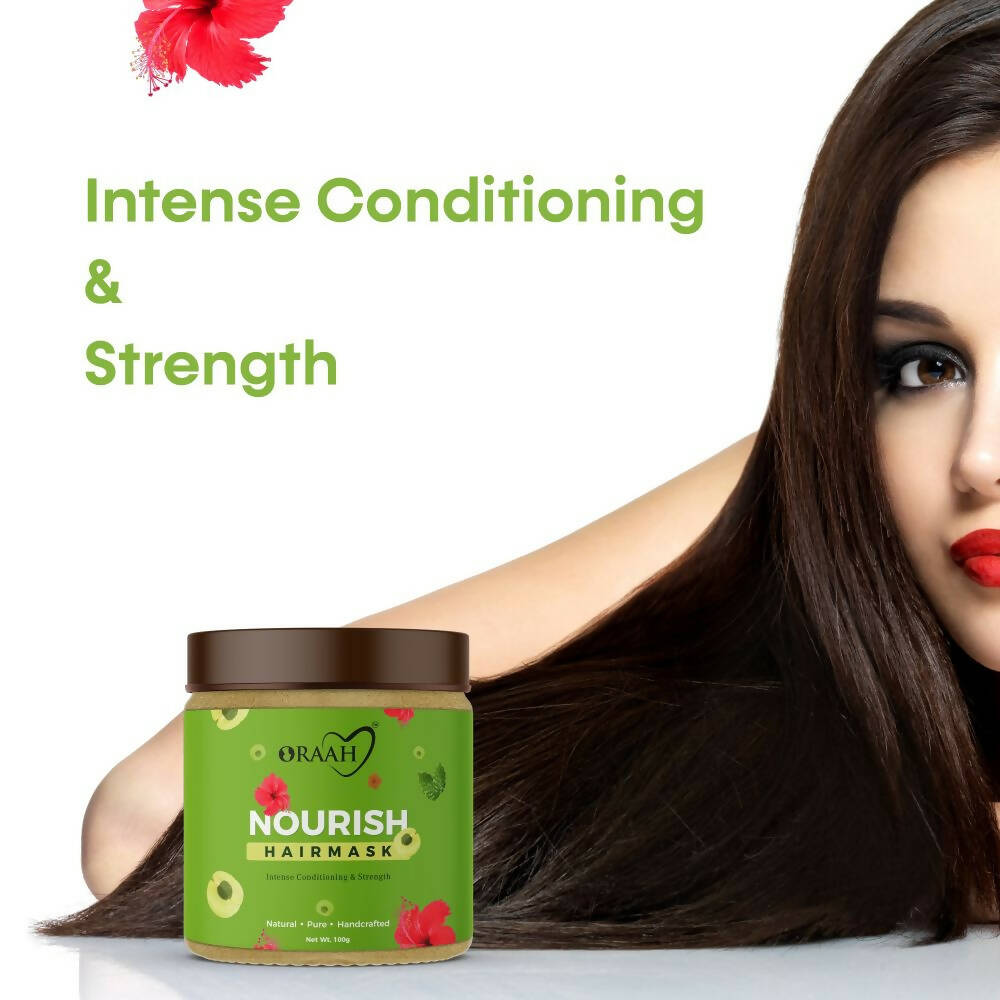 Oraah Beauty Care Combo (Hair oil + Hair Mask + Ubtan Face Mask) - Distacart