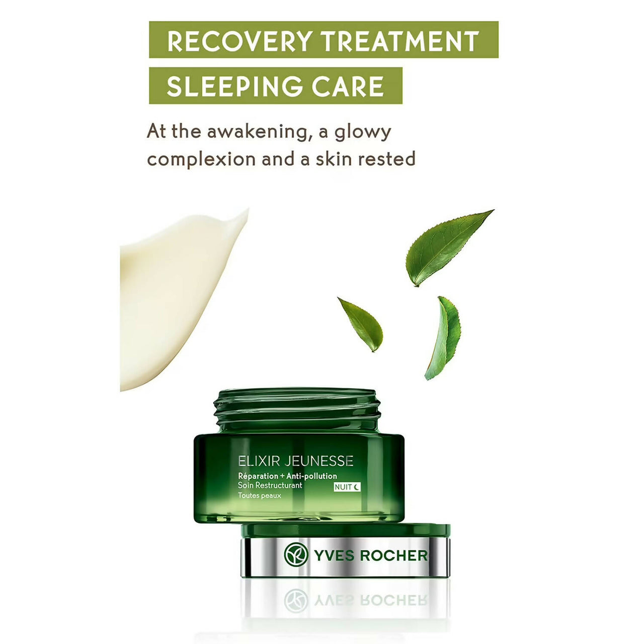 Yves Rocher Elixir Jeunesse Sleeping Care Cream - Distacart