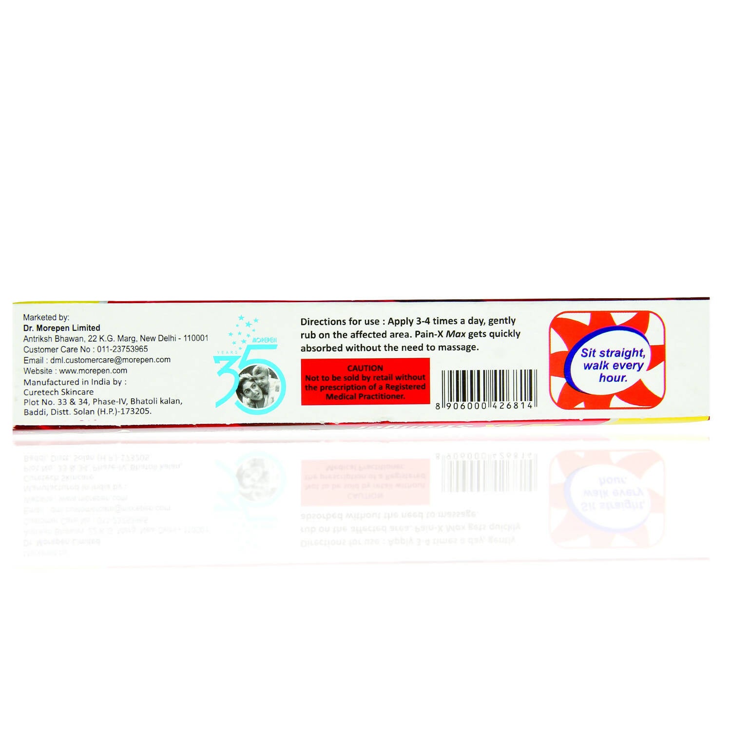 Dr. Morepen Pain-X Max Body Pain Relief Gel - Distacart
