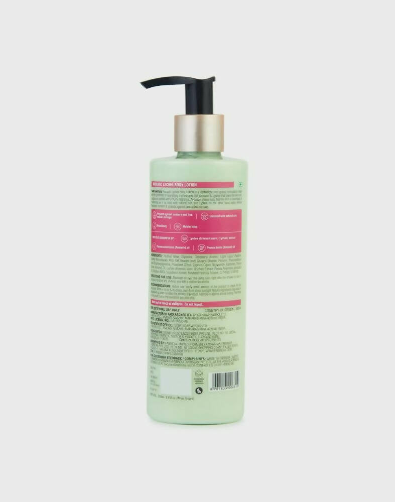 Fabessentials Avocado Lychee Body Lotion - Distacart