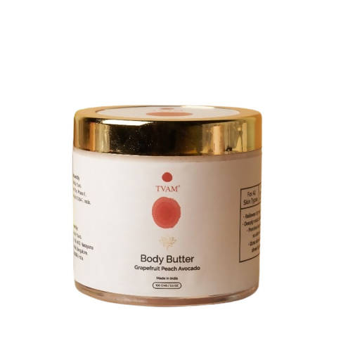 Tvam Grapefruit Peach Avocado Body Butter - Distacart