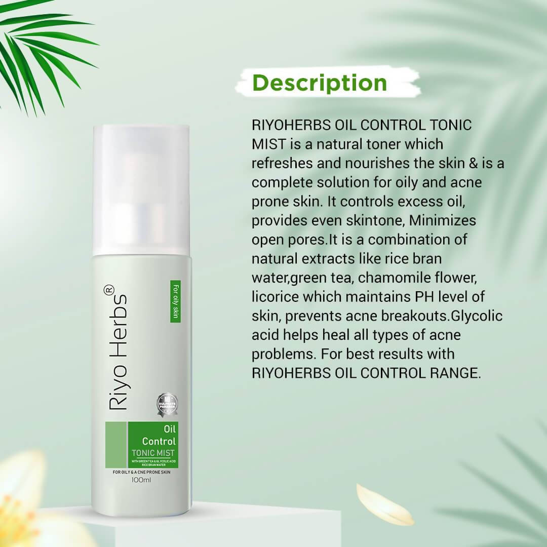 Riyo Herbs Oil Control Tonic Mist For Oily Skin