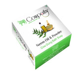 Thumbnail for Cowpathy Neem Oil & Powder Cow Dung Bath Soap (75Gm) - Distacart