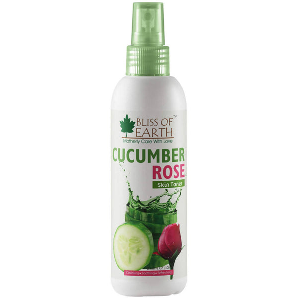 Bliss of Earth Cucumber Rose Skin Toner - Distacart