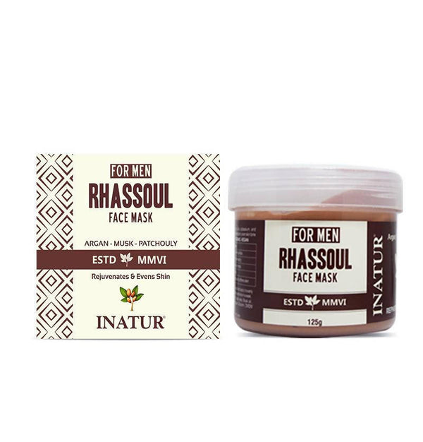 Inatur Rhassoul Face Mask For Men