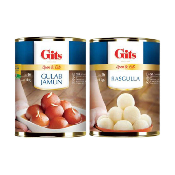 Gits Rasgulla & Gulab Jamun - Combo Pack - Distacart