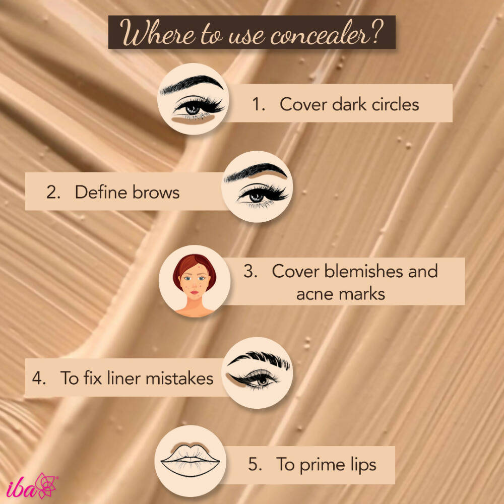 Iba Must Have Waterproof Concealer - Medium - Distacart