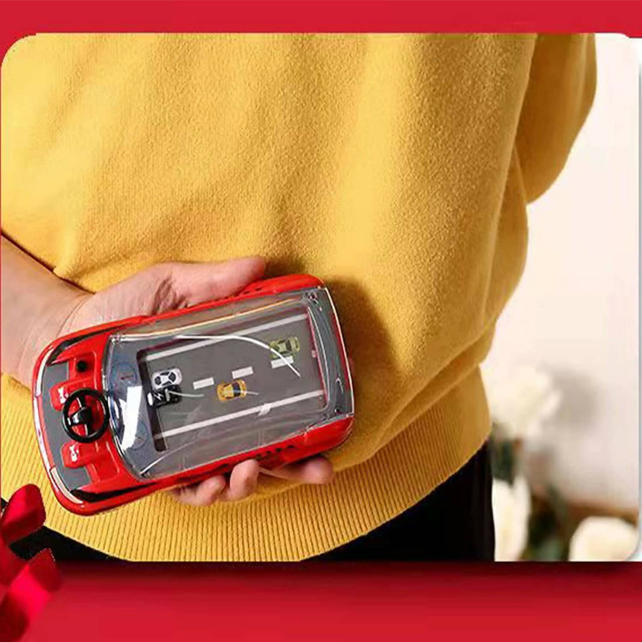 Sardar Ji Ki Dukan Hand-Held Portable Car Adventure Game Machine Speed, Children'S Toy Manual Puzzle Simulation Racing Machine Steering Wheel - Distacart