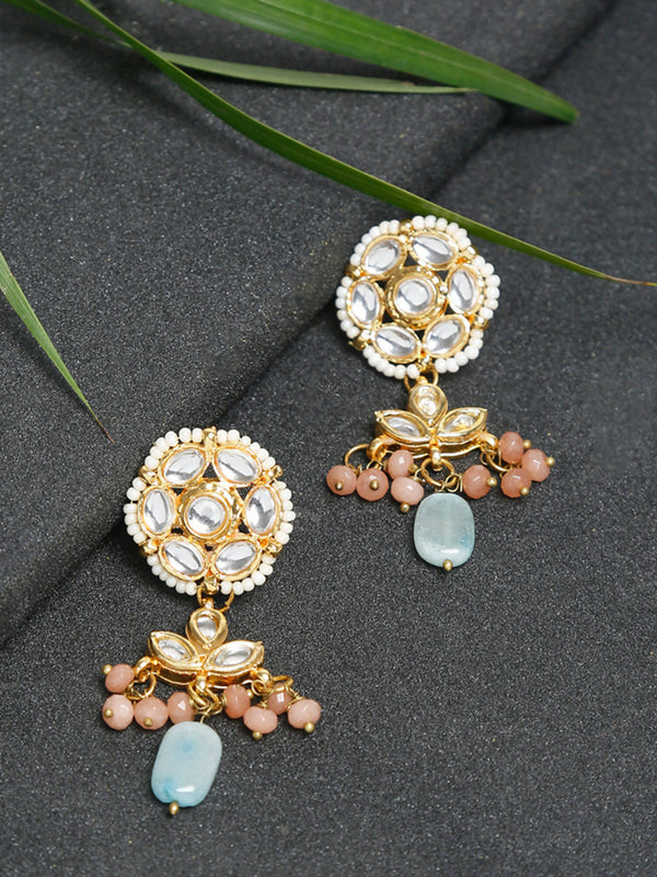 Kundan Earrings - Ruby Raang - Distacart
