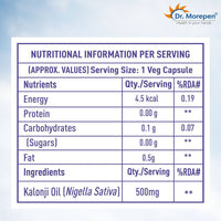 Thumbnail for Dr. Morepen Kalonji Oil Capsules - Distacart