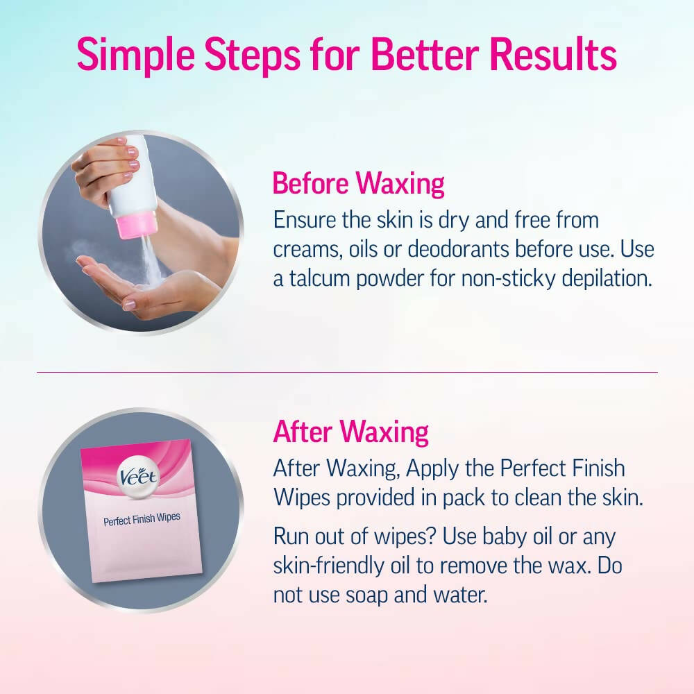 Veet Professional Waxing Strips for Women - Normal Skin - Distacart
