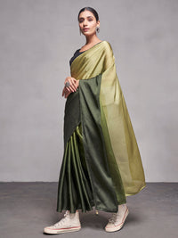 Thumbnail for NOZ2TOZ Women Party Wear Printed Saree with Designer Un Stitched Blouse - Green - Distacart