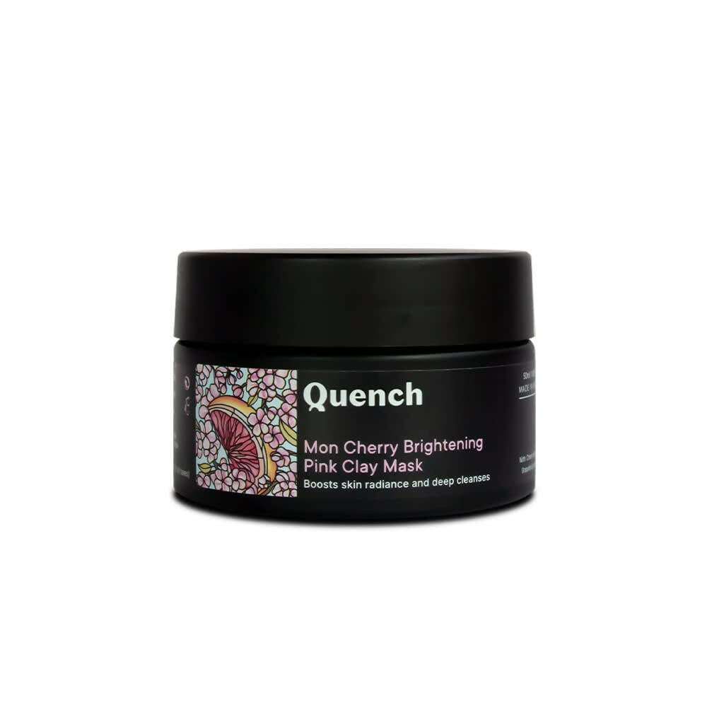 Quench Botanics Mon Cherry Brightening Pink Clay Mask - Distacart