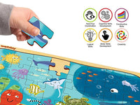 Thumbnail for Webby Underwater Animals Jigsaw Puzzle - 40 Pcs - Distacart