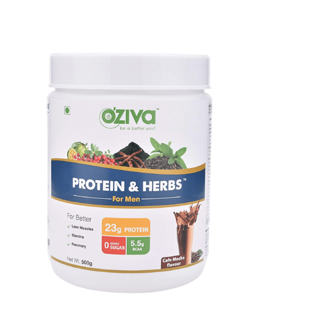 OZiva Protein & Herbs for Men - Distacart