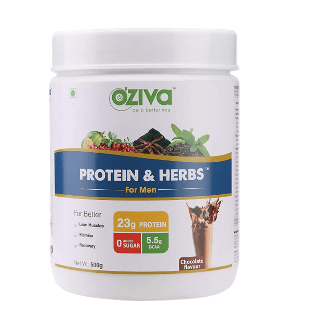OZiva Protein & Herbs for Men - Distacart