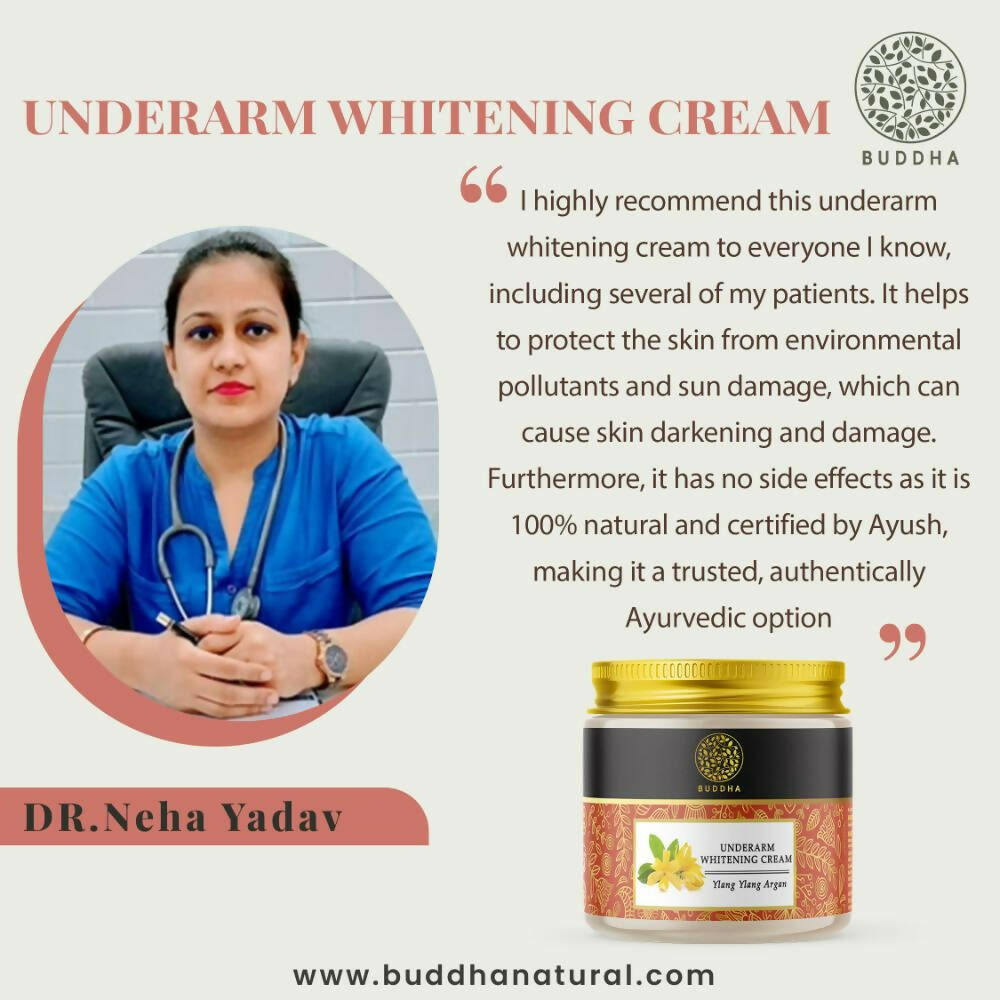Buddha Natural Underarm Whitening Cream - Distacart