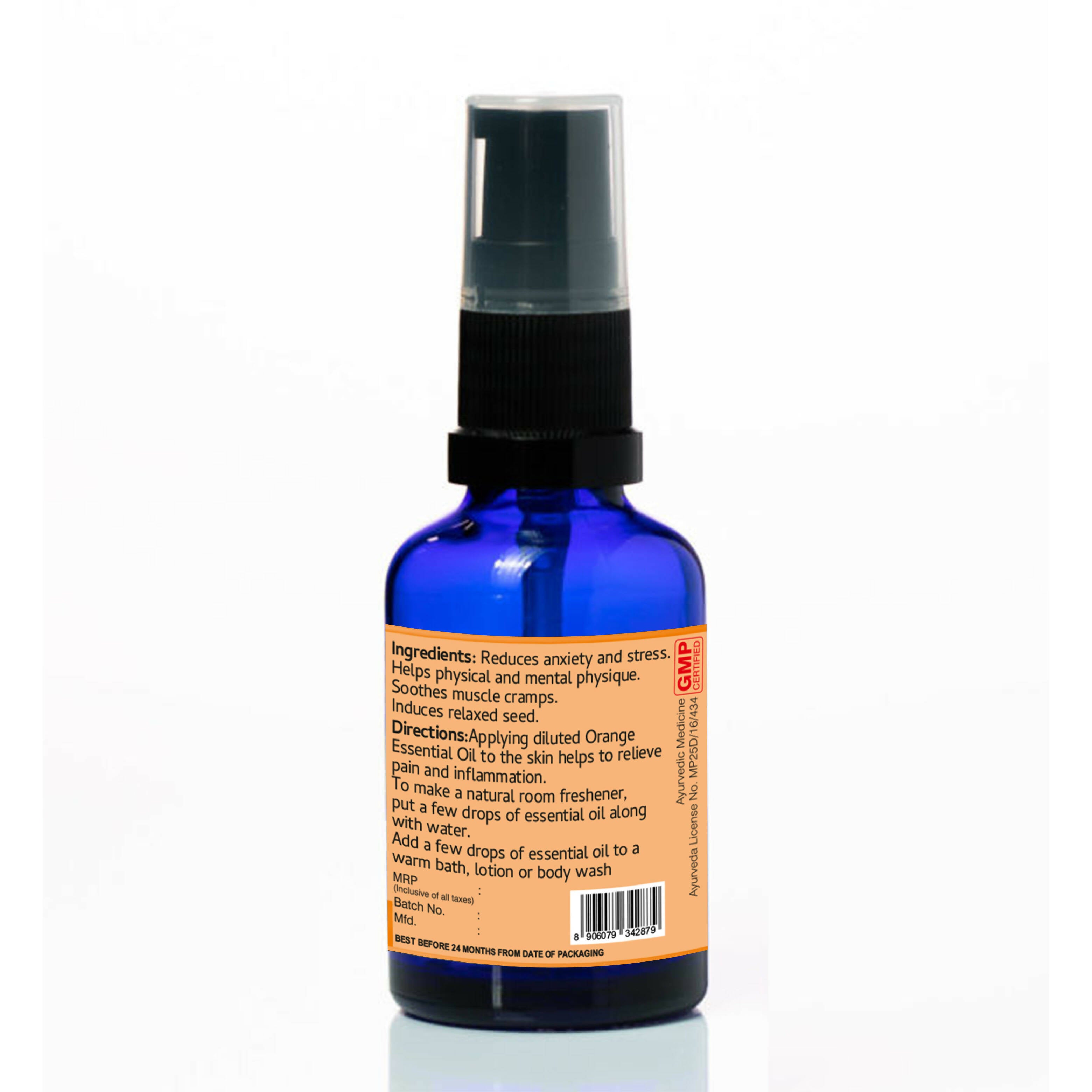 Organic Wellness Orange Essential Oil - Distacart