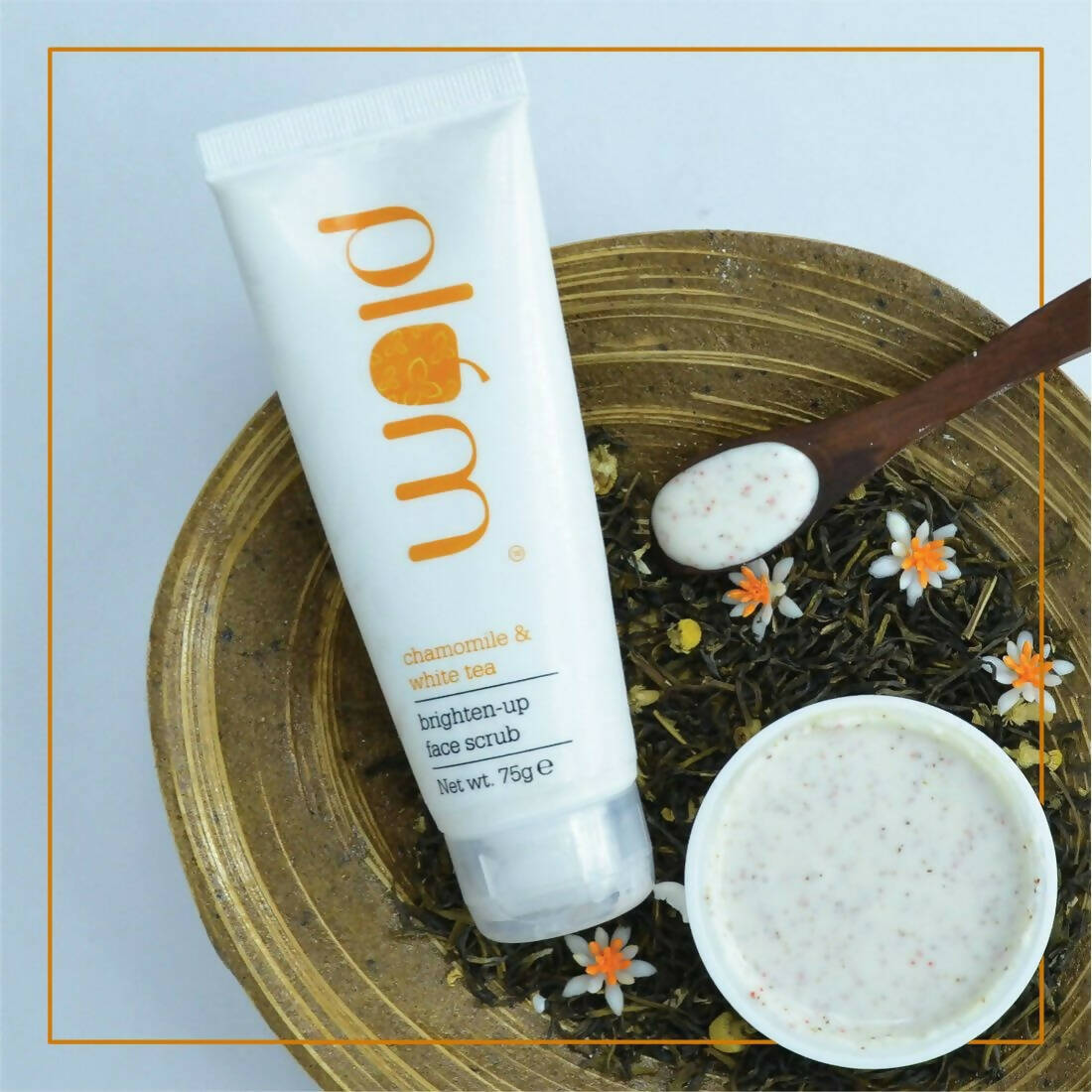 Plum Chamomile & White Tea Brighten-Up Face Scrub - Distacart
