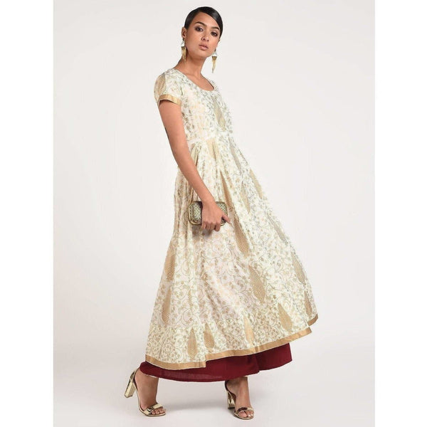 Cheera Women's Fancy Full Ghera Party Wear Anarkali Kurta (CH080K)