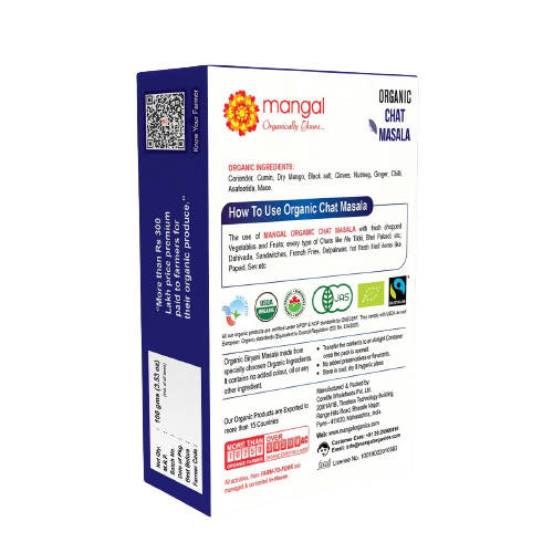 Mangal Organics Chat Masala Powder - Distacart