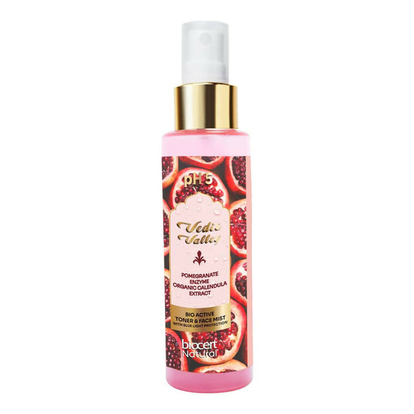 Vedic Valley Face Mist & Toner With Blue Light Filters Pomegranate - Distacart