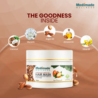 Thumbnail for Medimade Wellness Moroccan Argan Oil Hair Mask - Distacart