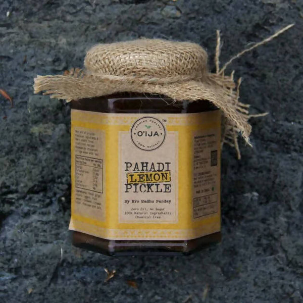 O'Ija Pahadi Lemon Pickle Sugar Free - Distacart