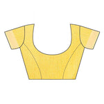 Thumbnail for  Chanderi Designer Blouse  (DIYA YELLOW)